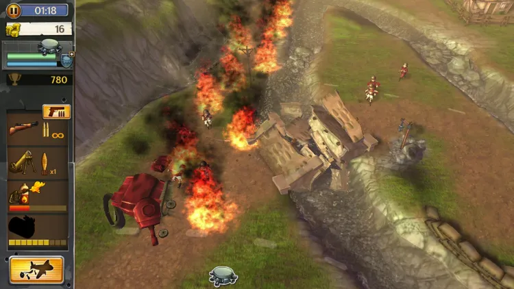 Скриншот Hills Of Glory 3D — 4