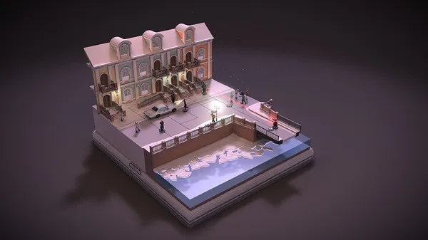 Скриншот Hitman GO: Definitive Edition — 2