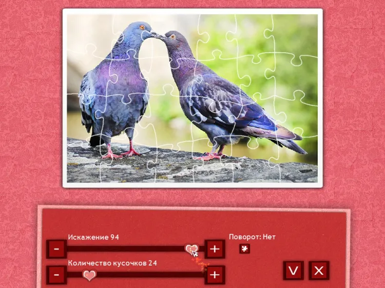 Скриншот Holiday Jigsaw Valentine — 1