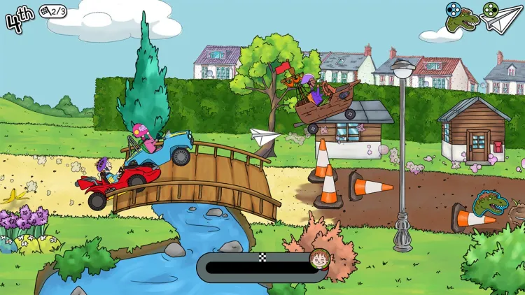 Скриншот Horrid Henry's Krazy Karts — 2