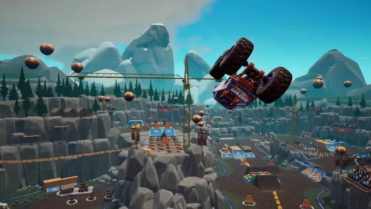 Скриншот Hot Wheels Monster Trucks: Stunt Mayhem — 1