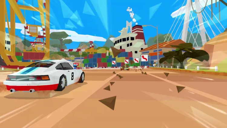 Скриншот Hotshot Racing (Nintendo Switch - Цифровая версия) (EU) — 1