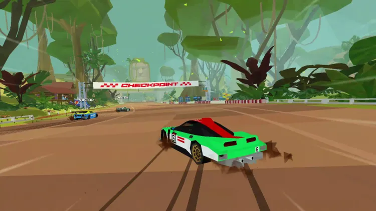 Скриншот Hotshot Racing (Nintendo Switch - Цифровая версия) (EU) — 2