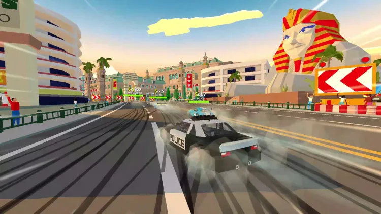 Скриншот Hotshot Racing (Nintendo Switch - Цифровая версия) (EU) — 6