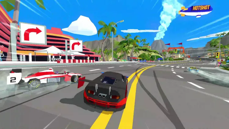 Скриншот Hotshot Racing (Nintendo Switch - Цифровая версия) (EU) — 7