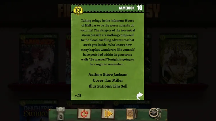 Скриншот House of Hell (Fighting Fantasy Classics) DLC — 1