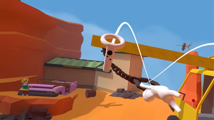 Скриншот Human Fall Flat VR — 1
