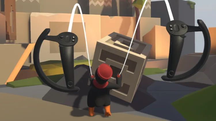 Скриншот Human Fall Flat VR — 2