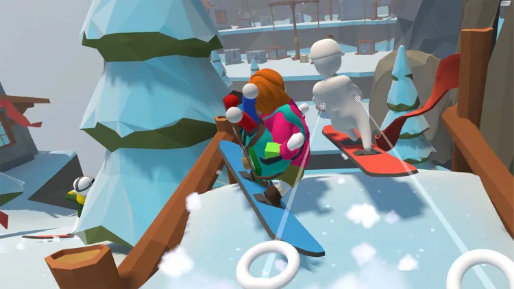 Скриншот Human Fall Flat VR — 3