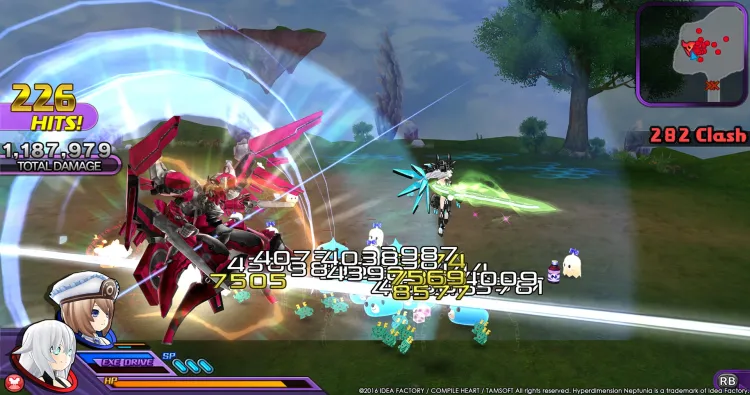 Скриншот Hyperdimension Neptunia U: Action Unleashed — 1
