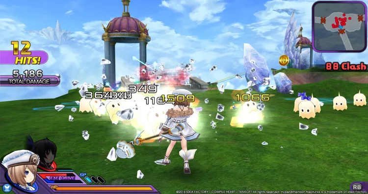 Скриншот Hyperdimension Neptunia U: Action Unleashed — 2