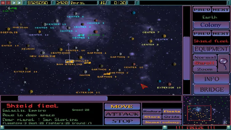 Скриншот Imperium Galactica I — 3