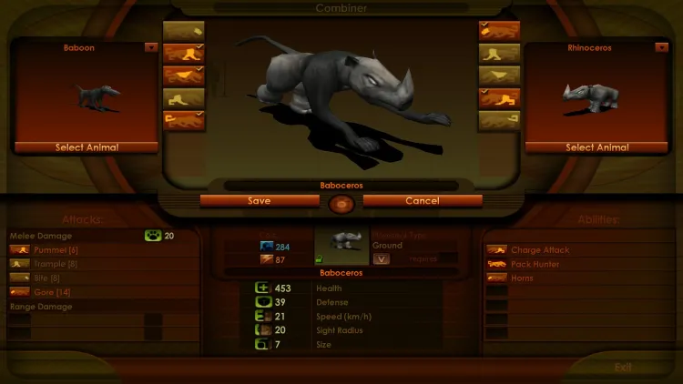 Скриншот Impossible Creatures — 2