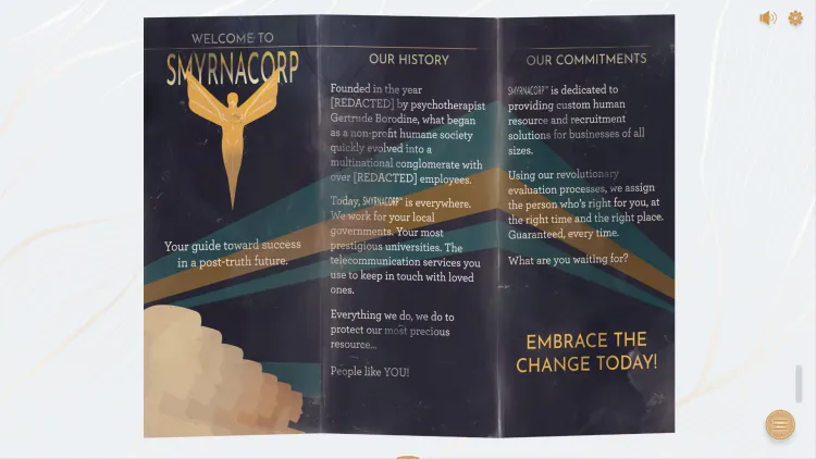 Скриншот Inhuman Resources: A Literary Machination — 1