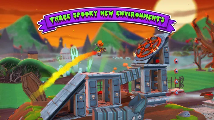 Скриншот Joe Danger 2: Undead Movie Pack DLC — 3