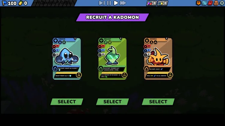 Скриншот Kadomon: Hyper Auto Battlers — 7