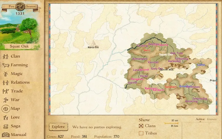 Скриншот King of Dragon Pass — 1