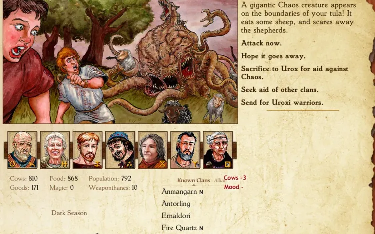 Скриншот King of Dragon Pass — 2