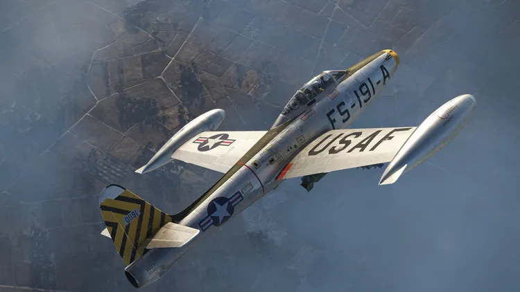 Скриншот Корея. Серия Ил-2: Коллекционный самолёт F-84E Thunderjet DLC — 1