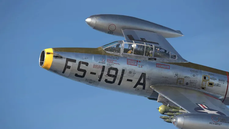 Скриншот Корея. Серия Ил-2: Коллекционный самолёт F-84E Thunderjet DLC — 3
