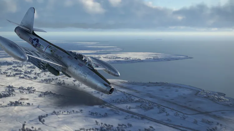 Скриншот Корея. Серия Ил-2: Коллекционный самолёт F-84E Thunderjet DLC — 4