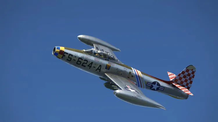 Скриншот Корея. Серия Ил-2: Коллекционный самолёт F-84E Thunderjet DLC — 5