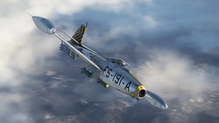 Скриншот Корея. Серия Ил-2: Коллекционный самолёт F-84E Thunderjet DLC — 7