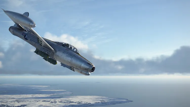 Скриншот Корея. Серия Ил-2: Коллекционный самолёт F-84E Thunderjet DLC — 9