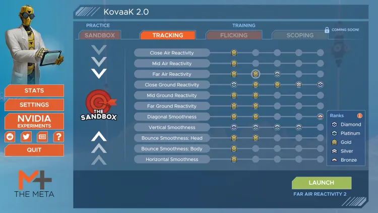 Скриншот KovaaK’s Tracking Trainer DLC — 2