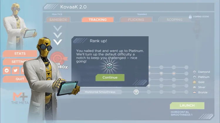 Скриншот KovaaK’s Tracking Trainer DLC — 4