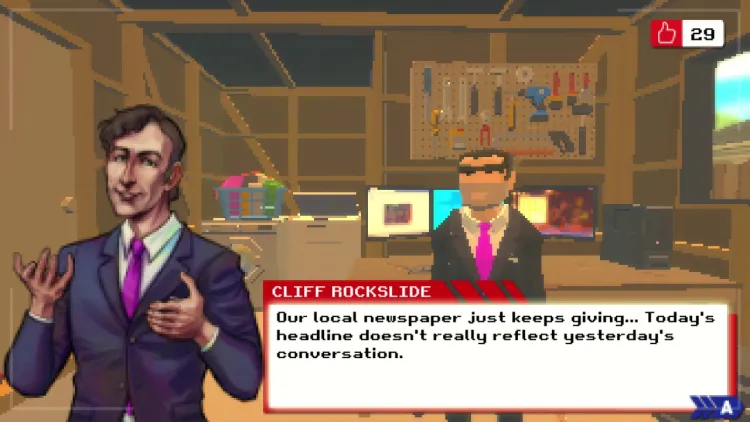 Скриншот Local News with Cliff Rockslide — 4