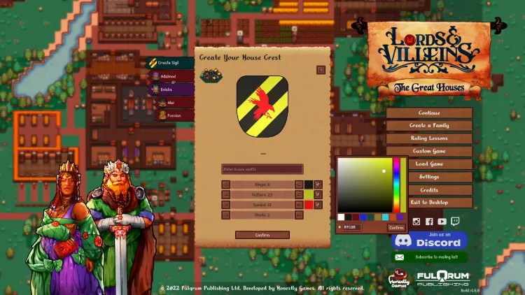 Скриншот Lords and Villeins: The Great Houses DLC — 9