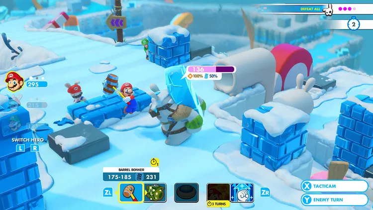 Скриншот Mario + Rabbids Kingdom Battle - Gold Edition (Nintendo Switch - Цифровая версия) (EU) — 3