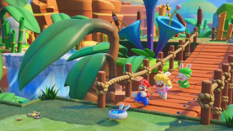 Скриншот Mario + Rabbids Kingdom Battle (Nintendo Switch - Цифровая версия) (EU) — 2