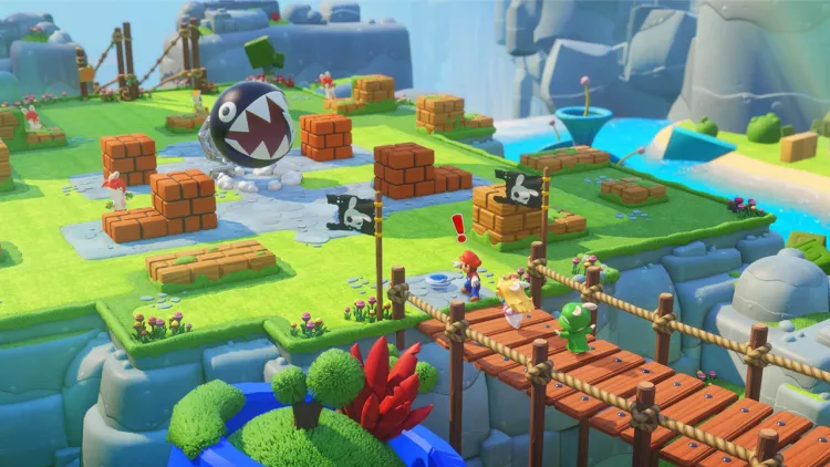 Скриншот Mario + Rabbids Kingdom Battle (Nintendo Switch - Цифровая версия) (EU) — 8