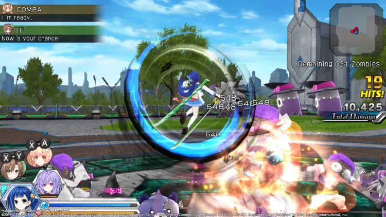 Скриншот MegaTagmension Blanc + Neptune VS Zombies — 3