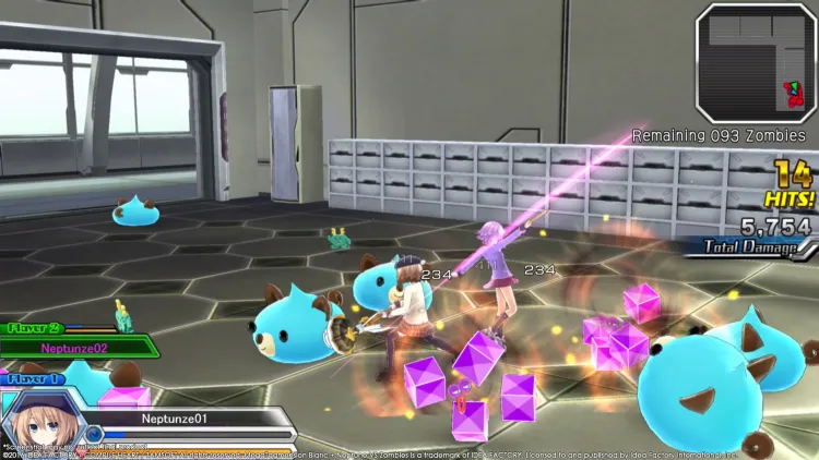 Скриншот MegaTagmension Blanc + Neptune VS Zombies — 7