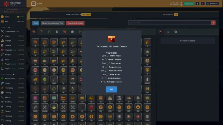 Скриншот Melvor Idle: Expanded Edition — 4