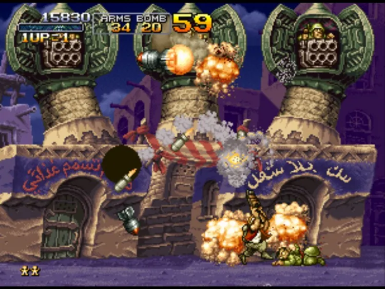 Скриншот Metal Slug X — 2