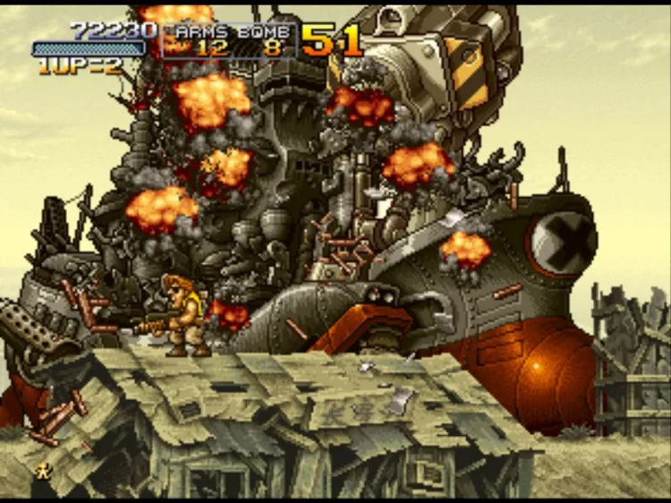 Скриншот Metal Slug X — 6