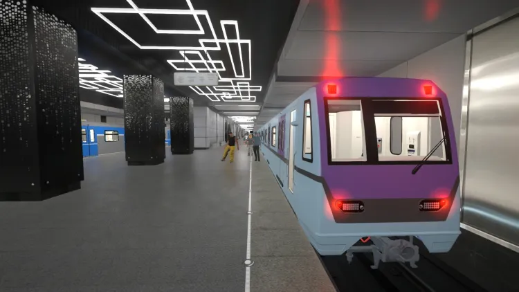 Скриншот Metro Simulator - 'Oka' Liveries Pack — 1