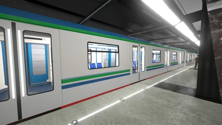 Скриншот Metro Simulator - 'Russia' Liveries Pack — 4