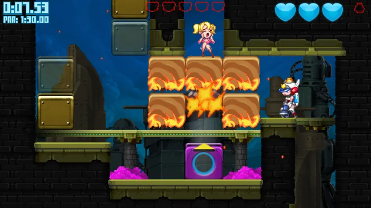 Скриншот Mighty Switch Force! Collection — 3