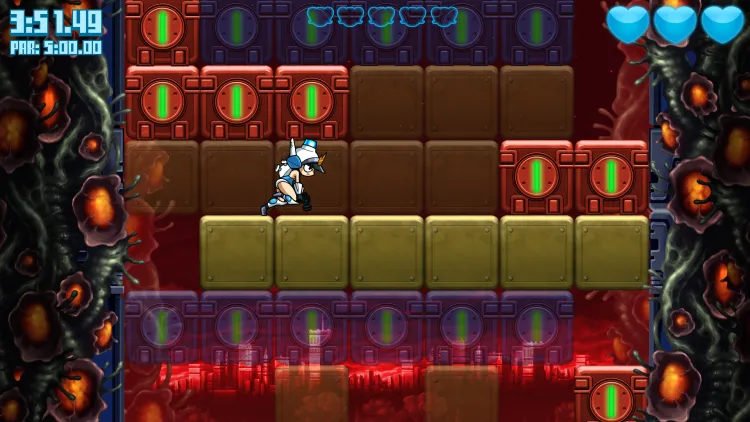 Скриншот Mighty Switch Force! Hyper Drive Edition — 2