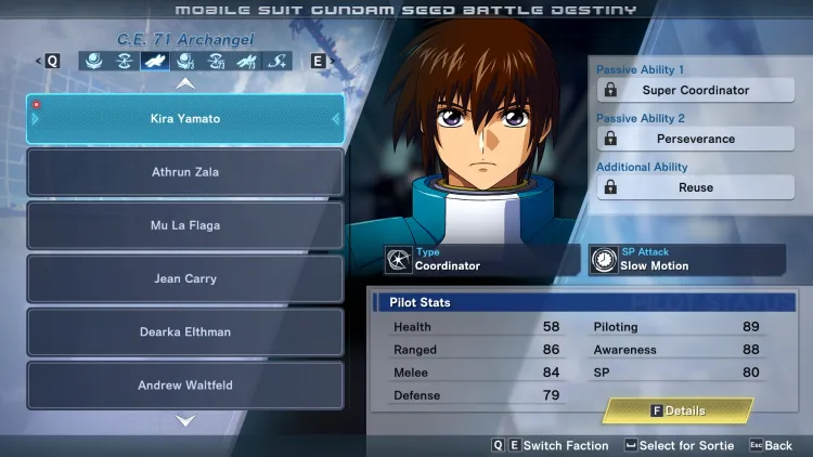 Скриншот Mobile Suit Gundam SEED Battle Destiny Remastered — 1
