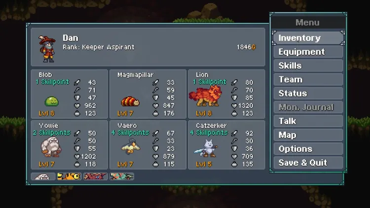 Скриншот Monster Sanctuary — 2