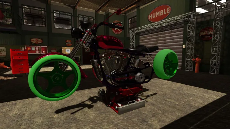 Скриншот Motorbike Garage Mechanic Simulator — 3