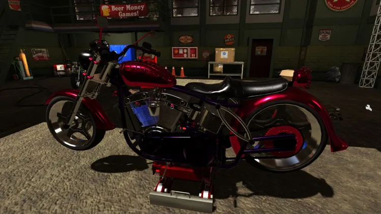 Скриншот Motorbike Garage Mechanic Simulator — 4