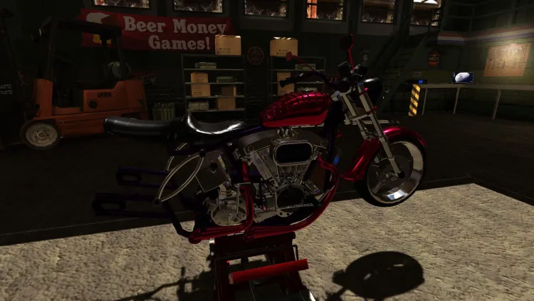 Скриншот Motorbike Garage Mechanic Simulator — 9