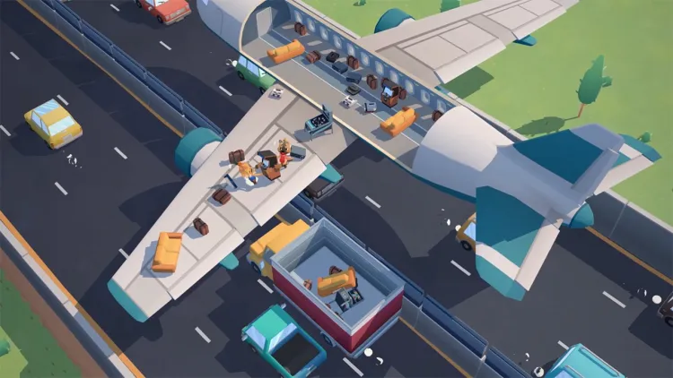 Скриншот Moving Out (Nintendo Switch - Цифровая версия) (EU) — 1